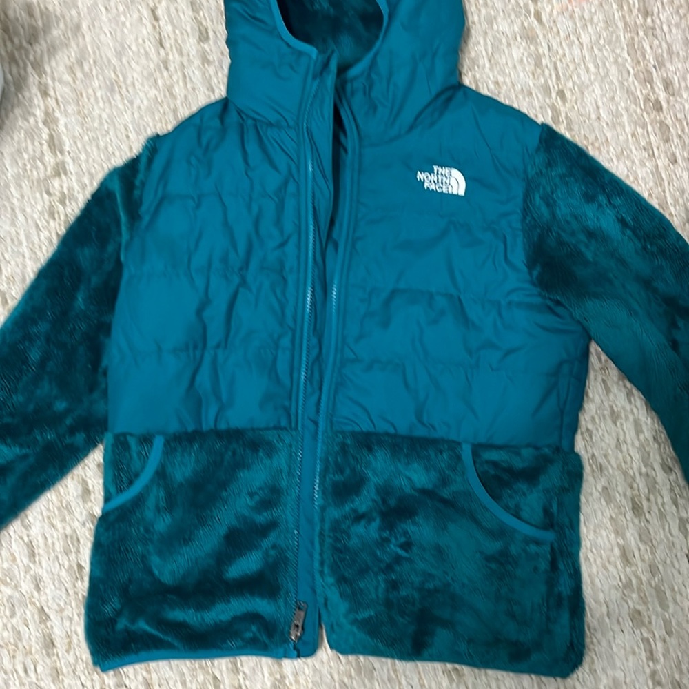 North Face Hooded Jacket Girls size 14/16
